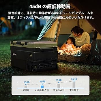 Amazon.co.jp: SAMONIC 車載冷蔵庫 モバイルバッテリー付き 35L -20